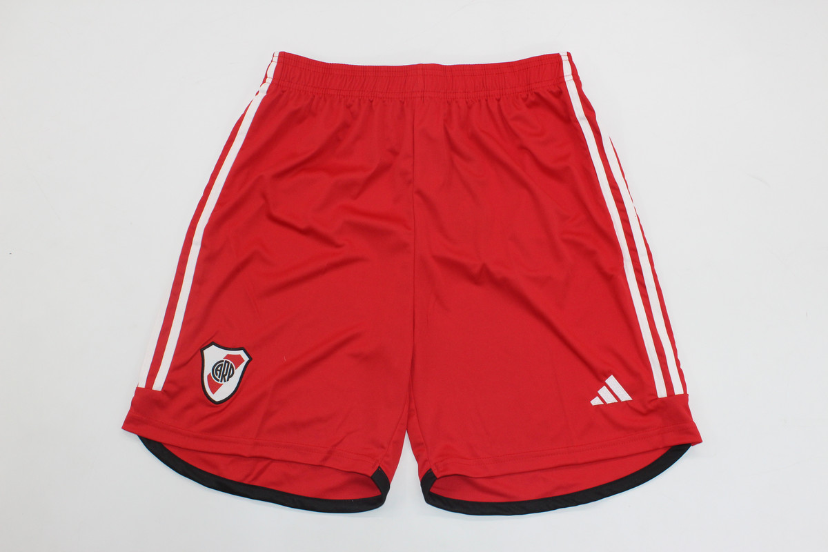 AAA Quality River Plate 23/24 Away Red Soccer Shorts